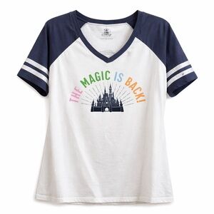 Disney Parks The Magic Is Back Castle Shirt, women’s XL